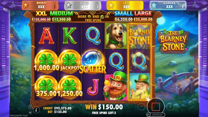 The Blarney Stone - Jackpot Revealボーナスルーレット